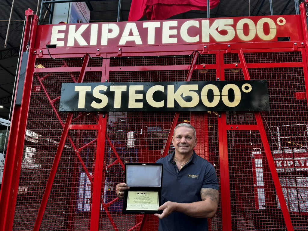 Ts Teck celebra marco histórico com a chegada do 500º elevador à sua frota de locação